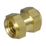 BN 1043 Threaded inserts for mouldings type R, closed, long