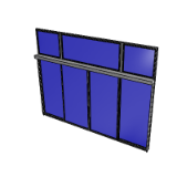 Door-Sliding-DORMA-ST FLEX Green-Double Panel