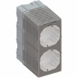 9958.25 - Support for devices with flush-mounting box size I + I for applications in wet areas