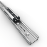 Self-aligning linear guide with bearings: COMPACT RAIL