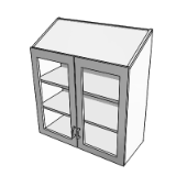 Ce090 Cabinet W H 2 Sh 2 Gdo Sloping Top 41x36x16