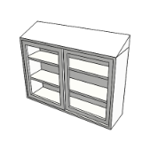 Cg050 Cabinet Wh 2 Sh 2 Sgdo Sloping Top 38x48x13