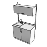 E0554 Cabinet Wsink Oh Cab Free Standing 48Wx24D