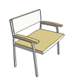 F0206 Chair Side Bariatric With Arms