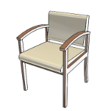 F0305 Chair Waiting Room Single