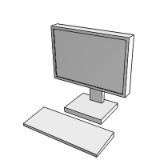 M1801 Computer With Flat Panel Monitor