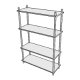 M2055 Shelving Storage Wire Crs W Adjustable Shelves