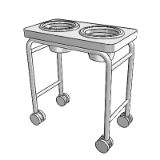 M8920 Stand Basin Crs Mobile Double