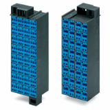 726-242 - Matrix patchboard, 32-pole, Marking 33-64, suitable for Ex i applications, Color of modules: blue, Module marking, side 1 and 2 vertical